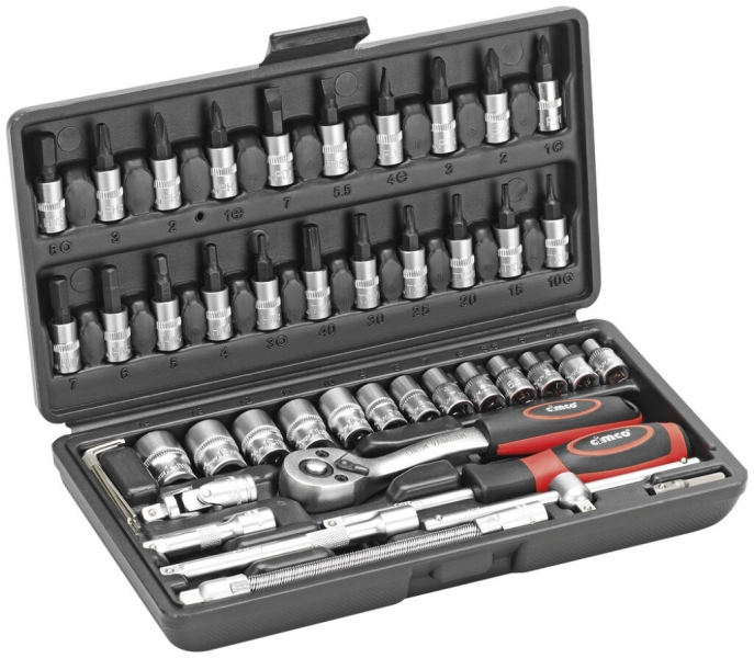 Jeu de clés à canon CIMCO 45 pièces 6.3mm (1/4“) 