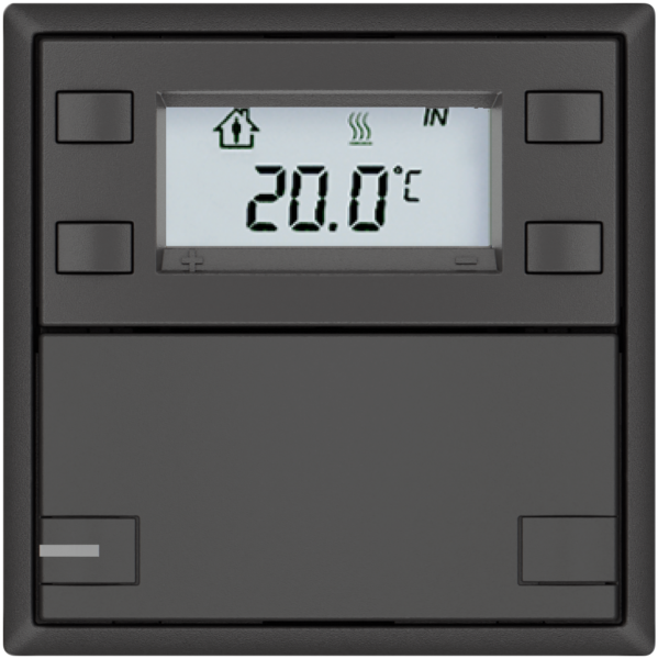 Poussoir RTH EDIZIO.liv SNAPFIX® a.RGB-LED 1×touche comm.2T grf 