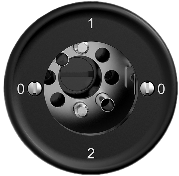 Interruttore rotativo STANDARDdue SNAPFIX® commutatore 2/2L s.cilindro ne 