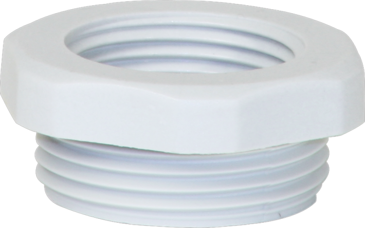 Réduction PA, extérieur M25 intérieur M20 gris, sans halogène 