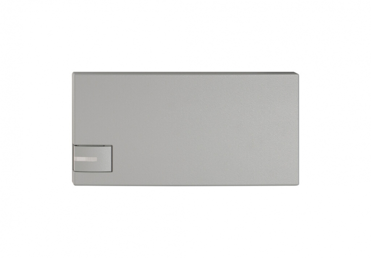 Poussoir 1/2 EDIZIO.liv SNAPFIX® p.KNX&UNI a.LED comm.à 1 touche grc 