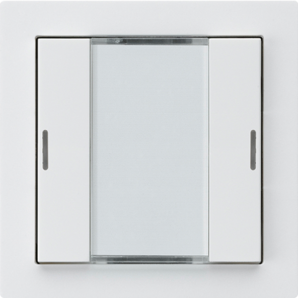 Poussoir ENC kallysto A KNX 2× LED RGB s/e-link blanc 