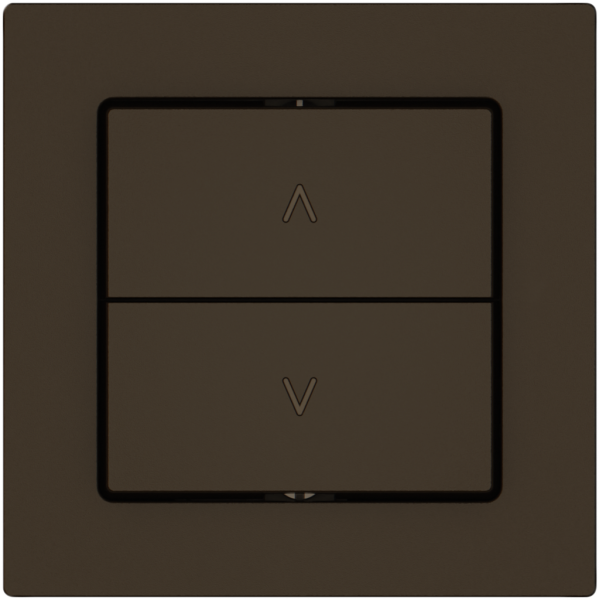 Storenschalter EDIZIO.liv SNAPFIX® 10A 250V 2 Tasten 1 Kanal br 