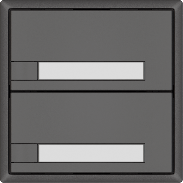 Pulsante universale EDIZIO.liv UNI SNAPFIX® 12…48V s.LED 2× com.1T targ.grs 