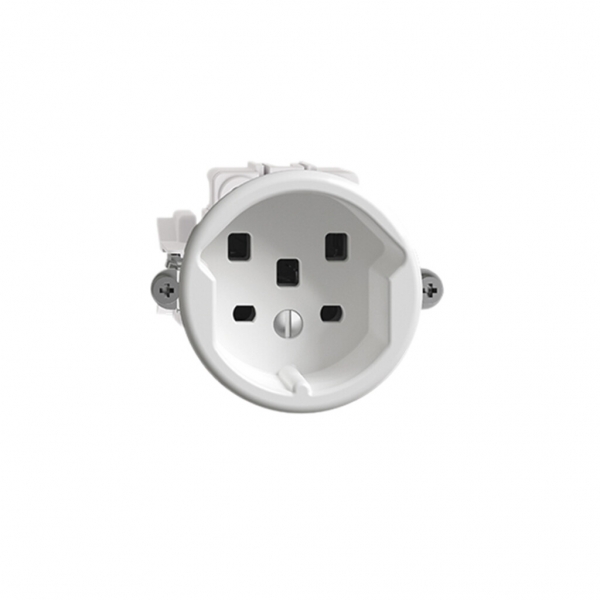 Presa INC FH T25 16A bianco, morsetti a vite 