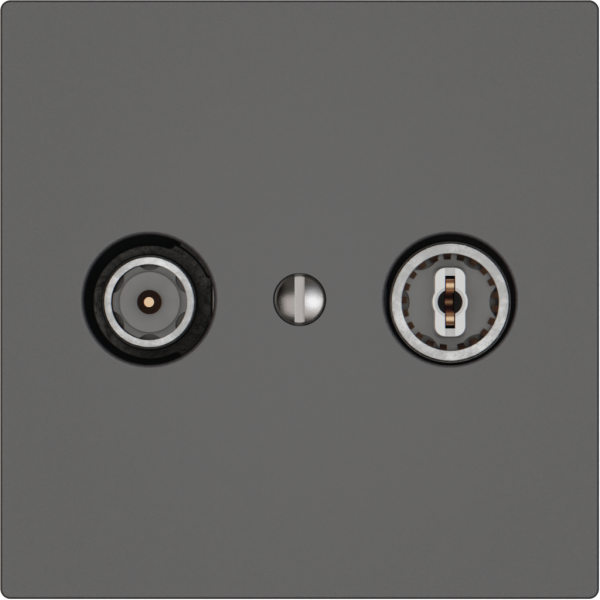 Prise antenne TV-R EDIZIO.liv SNAPFIX® prise de passage 19dB grf 