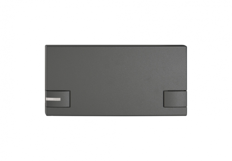 Poussoir 1/2 EDIZIO.liv KNX et UNI a.SNAPFIX® a.LED commande à 2 touches grf 