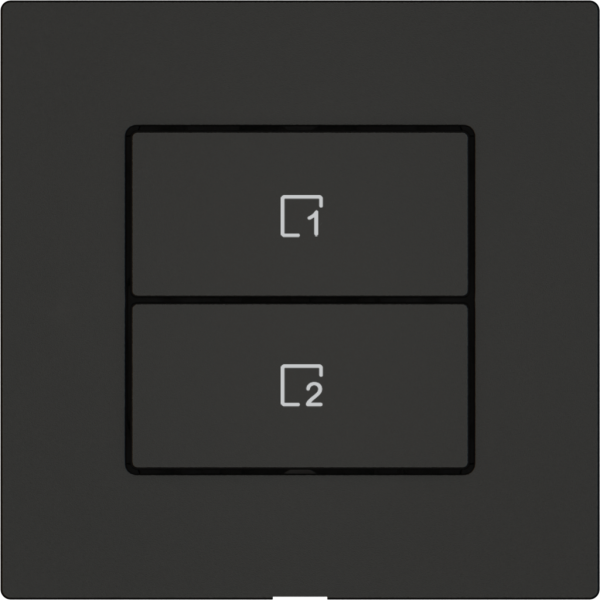 Poussoir scènes EDIZIO.liv Wiser SNAPFIX® 2 scènes 2 touches WLAN no 