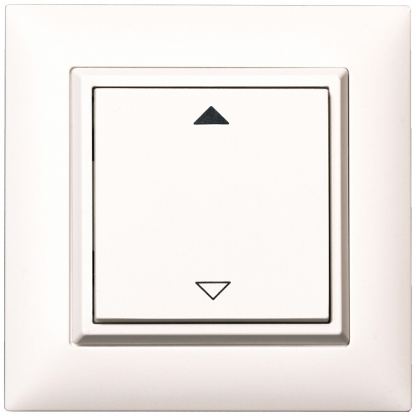 Pulsante RF AP ALADIN EnOcean EDIZIOdue, 1-volta, bianco, V/Λ 