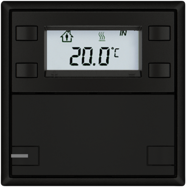 RTH-Taster EDIZIO.liv SNAPFIX® m.RGB-LED 1×Taste 2-Tbed.sz 