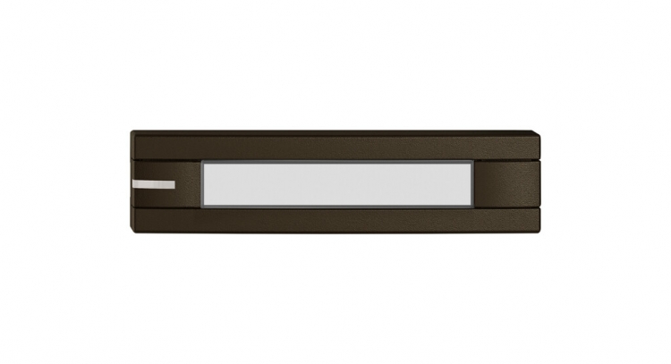 Poussoir 1/4 EDIZIO.liv SNAPFIX® p.KNX&UNI a.LED a.étiquette comm.2touch.br 