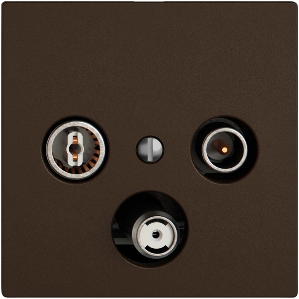 Prise antenne TV-R-SAT EDIZIO.liv SNAPFIX® DB52 prise de dérivation br 