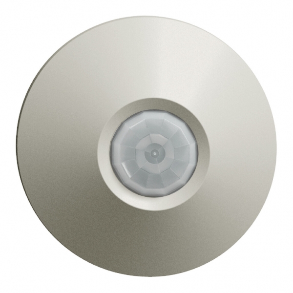 Rilevatore d.movimento INC 360° relè pirios EDIZIOdue.Master.tondo grigio chiaro 