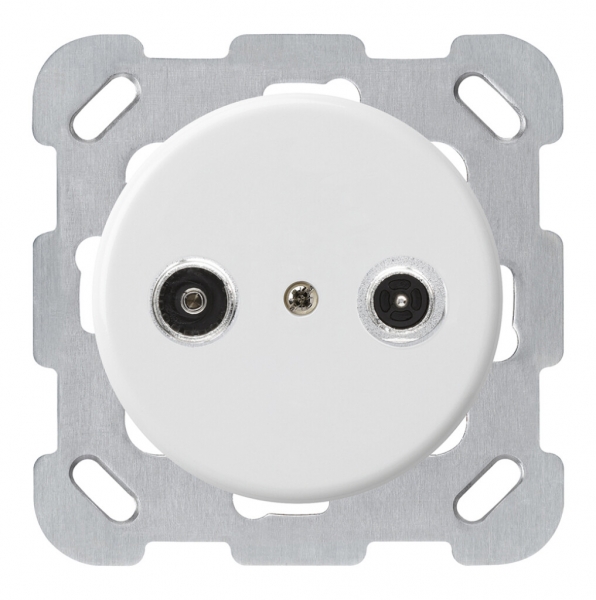 Prise d'antenne ENC basico TV-R montage B 23dB 2GHz blanc 