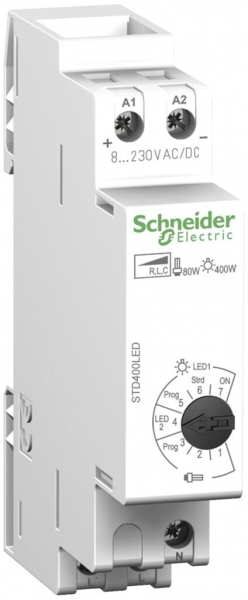 Dimmer remoto AMD Acti9 STD400LED, 8…230V, RLC, max.400W (LED max.60W) 