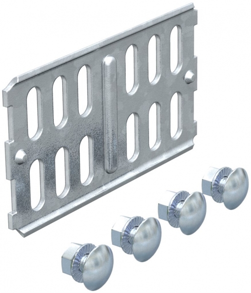 Längsverbinder Bettermann 60×100mm zu MKS-Kanal tauchfeuerverzinkt 