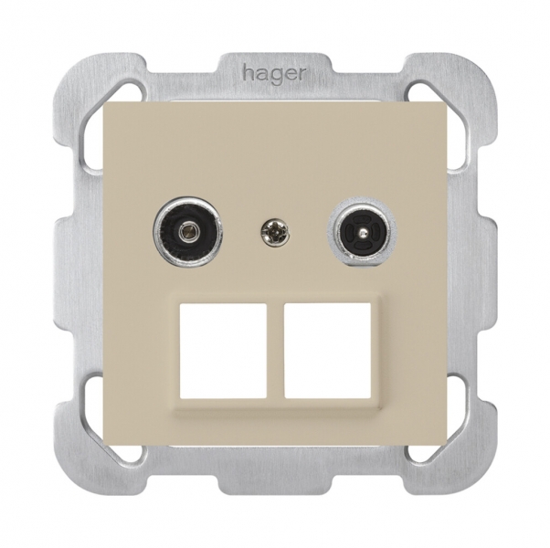 UP-Multimediadose kallysto R/TV Bauart B 23dB 2GHz beige 