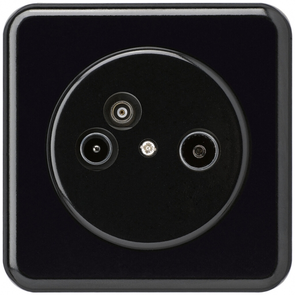 Presa d'antenna INC TV-R-Dati basico C 2GHz 19db nero 