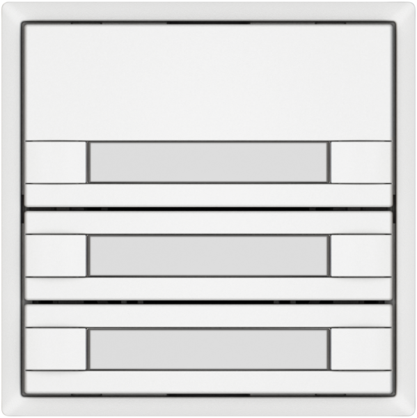 Pulsante KNX RGB EDIZIO.liv SNAPFIX® sensore temp.s.LED targ.6× com.1T bi 