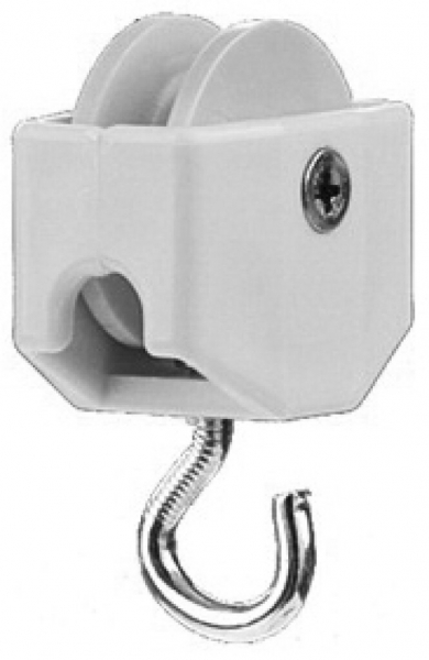 Porta cavi Norma tipo 5/6, con 1 puleggia, giallo 