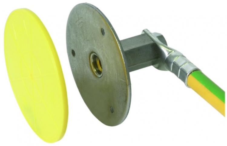 Point de mise à la terre DEHN/elvatec M10 acier inoxydable L=2.5m 