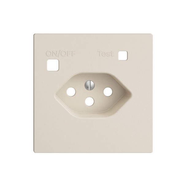 Kit frontal EDIZIOdue pour prise FI F, T13, crema 