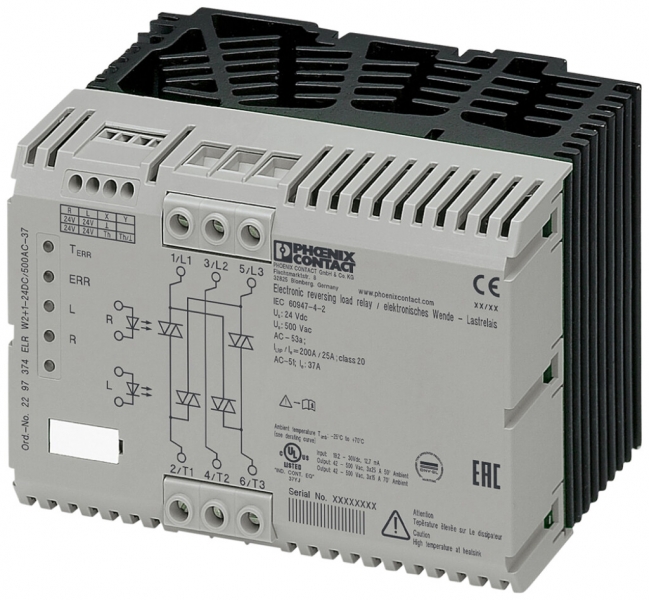 Contatto inverso a semiconduttore AMD PX ELR W2+1- 24DC/500AC-37 