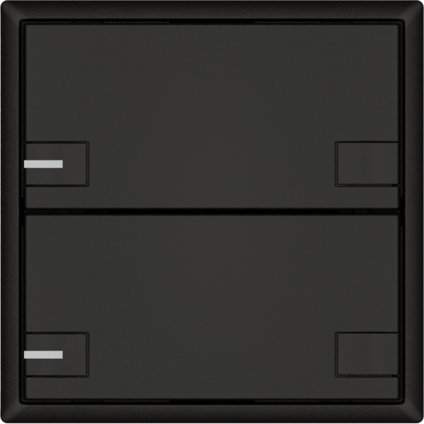 Universaltaster EDIZIO.liv UNI SNAPFIX® m.LED RGB 2× 2-Tbed.sz 