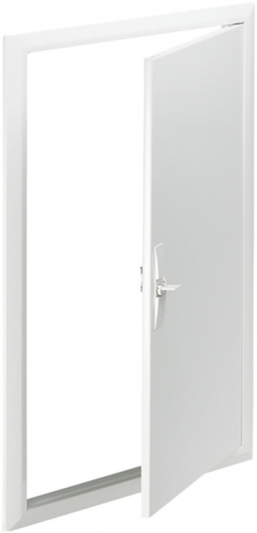 Cadre avec porte Hager univers 353×703×10mm IP00 blanc pour FW41U.. 