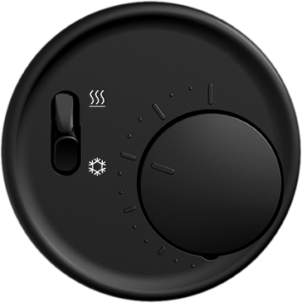 Thermostat d'ambiance STANDARDdue SNAPFIX® inter.chaud/froid 230V AC 50Hz no 