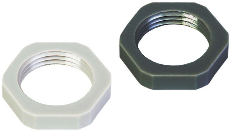 Contre-écrou Plica PA M63×1.5 six pans, gris 