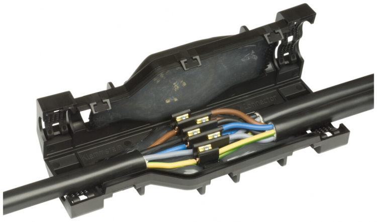 Manicotto di derv.Raygel-Plus-3 5L 3×6…16mm² con morsetto 