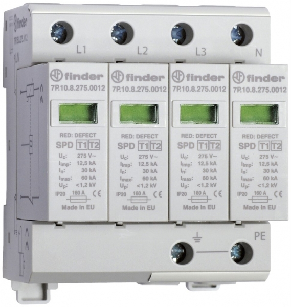 Limitatore di sovratensione SPD 1+2 TN-S 160A 