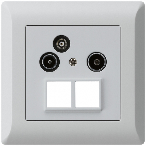 Presa antenna INC R/TV/dati kallysto.line HMS 2GHz 19db grigio chiaro 