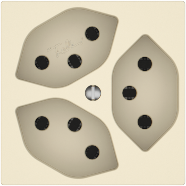 Presa EDIZIO.liv SNAPFIX® 3×T13 3×S cr 