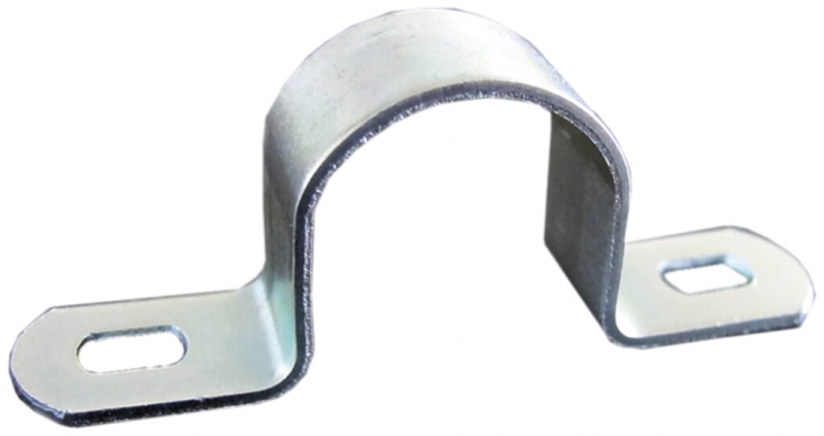 Brida per tubo 2 viti Plica M40 zincato 