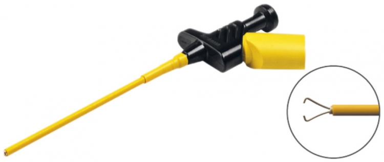 Klemmprüfspitze KLEPS 250 4mm System, schwarz 