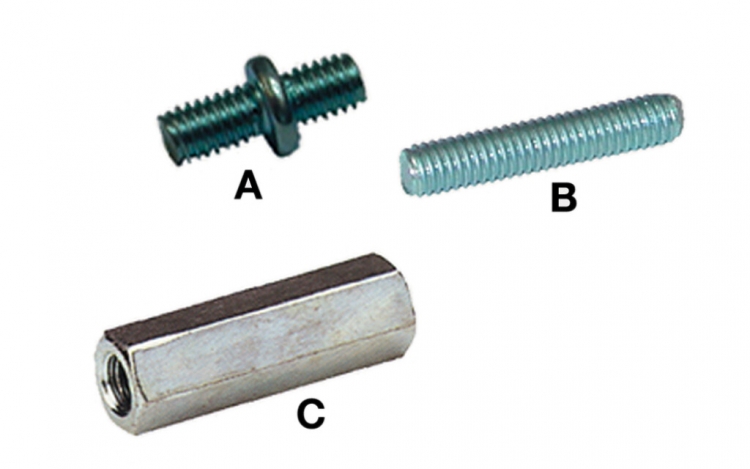 Raccord double fileté pour RSG L20mm M6 
