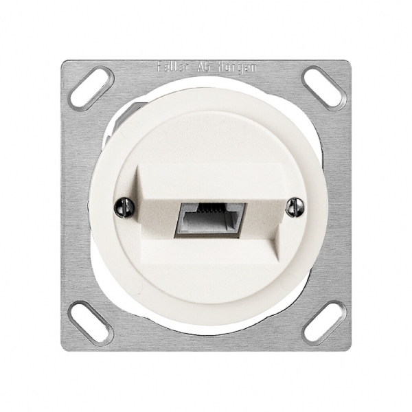 Boîte de raccordement INC JK ST.1×RJ45 blanc 