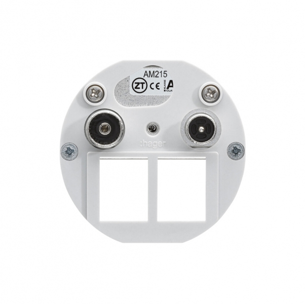 Inserto per presa multimedia Hager R/TV montaggio E 14dB 2GHz 