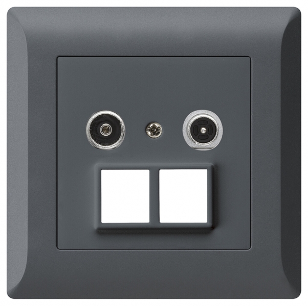 Presa multimedia INC kallysto.line R/TV 23dB 2GHz antracite 