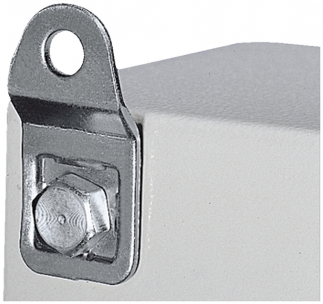 Fixation murale petit Rittal KX, pour AX/KX, D=8mm, tôle d'acier 