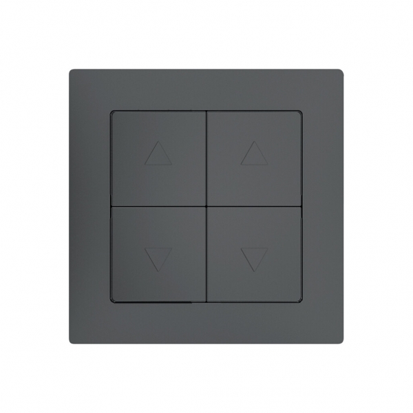 Contatto per tapparelle Sidus, 2-canale, tipo E, antracite 