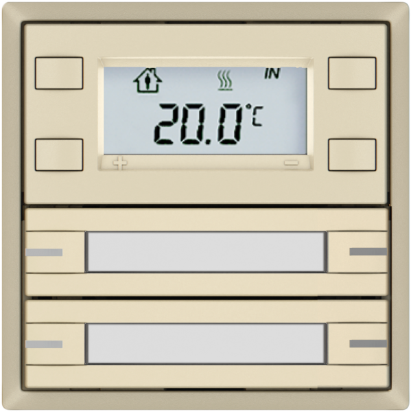 Pulsante RTH EDIZIO.liv SNAPFIX® c.RGB-LED targ.4×tasti com.1T cr 