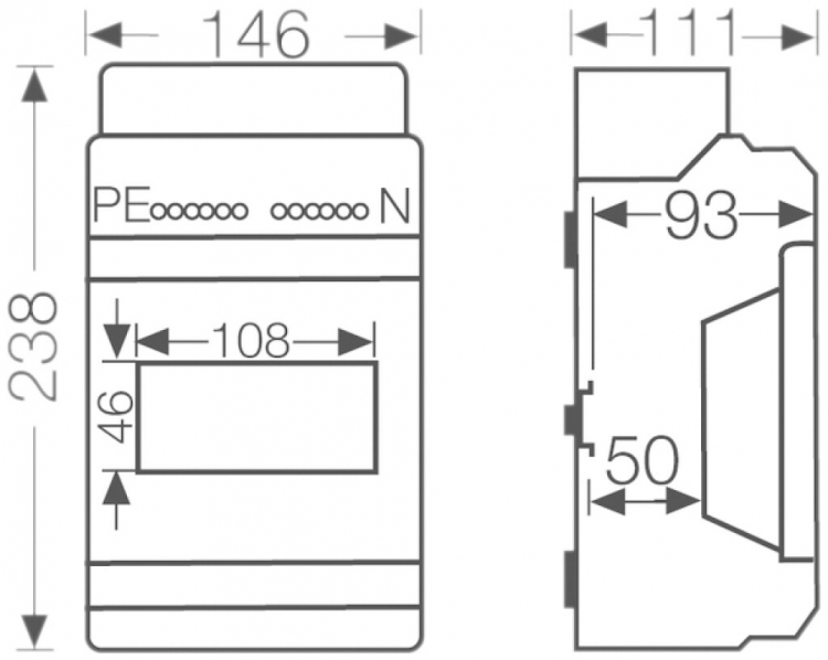 AP-Kleinverteiler Hensel KV9106 