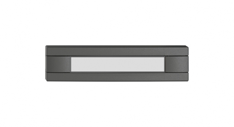 Pulsante 1/4 EDIZIO.liv SNAPFIX® p.KNX&UNI s.LED c.targ.comando 2 tasti grs 