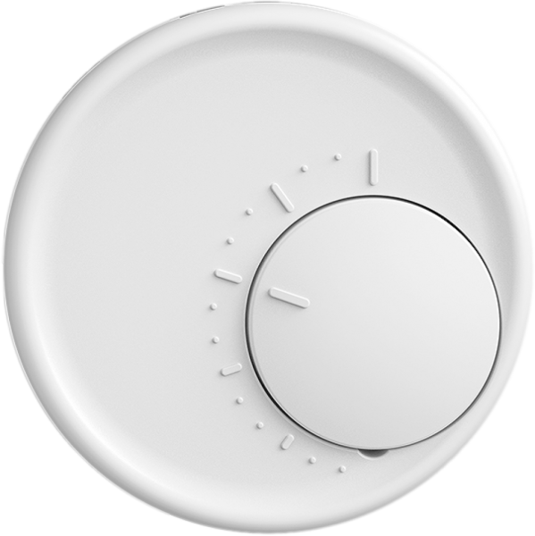 Termostato ambiente STANDARDdue SNAPFIX® s.interruttore 24V AC/DC 50Hz bi 