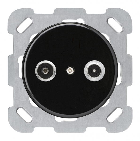 Presa d'antenna INC basico TV-R mont.B 19dB 2GHz nero 