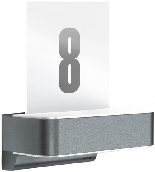 Lampada a muro Steinel L 820 Connect PIR 12.5W 858lm 3000K IP44, antracite 