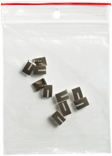 Componente laterale 10pzzi EDIZIOdue nero con LED 